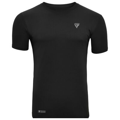 T-Shirt Micro T2, Taille: L, Couleur: Noir