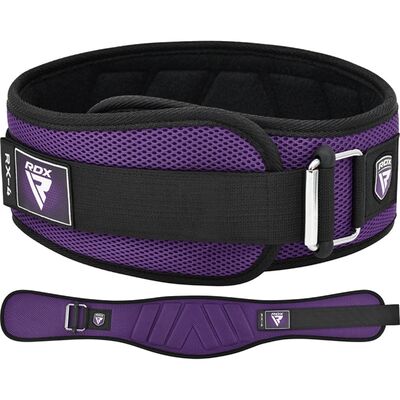 Ceinture de musculation RX4, Taille: M, Couleur: Violet