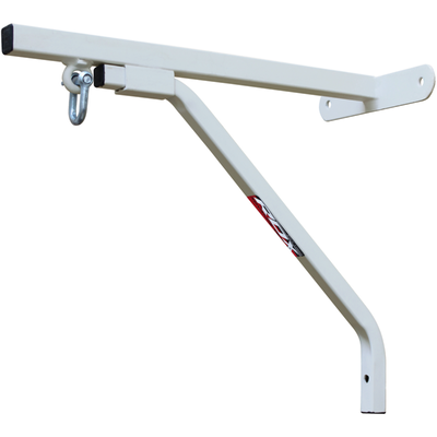 Support mural en acier pour sac de boxe max 40 Kg, Taille: Taille unique, Couleur: Blanc