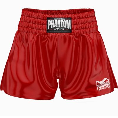 Muay Thai Shorts Phantom Team – Red – M, Size: M, Colour: Rot