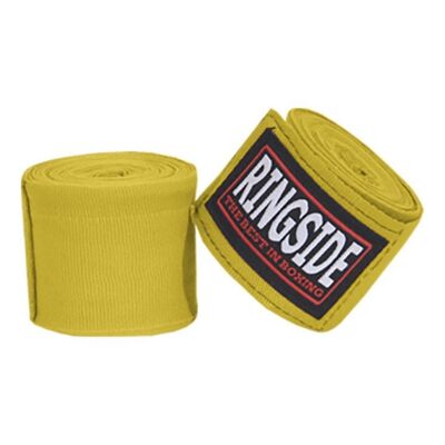 Bende da Boxe Professionali – Ringside – 4,5 m – Oro, Colore: Giallo, Lunghezza: 4.5m