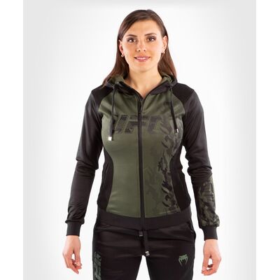 Sweatshirt Zippé  UFC Authentic Fight Week, Taille: L, Couleur: Kaki, Taille ne pas utiliser: L
