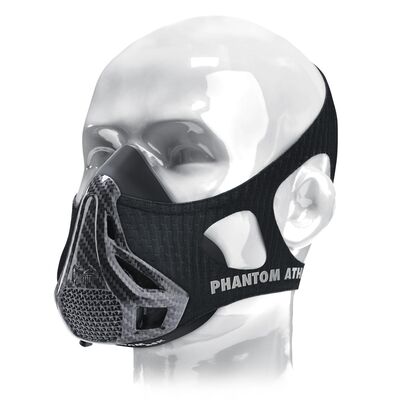 Masque d’entraînement Phantom – Carbon – S, Taille: S, Couleur: Noir