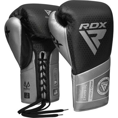 Gants de Boxe RDX K2 Mark Pro Argent-10OZ, Couleur: Argente, oz: 10oz
