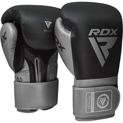 Gants de Boxe RDX Mark Pro Sparring Tri Lira 2 Argent-12OZ, Couleur: Argente, oz: 12oz