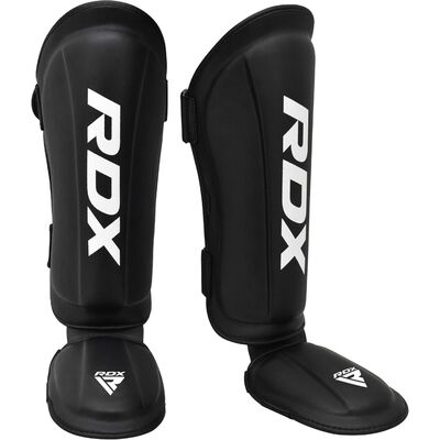 Protège-tibias RDX T1 – Noir/Blanc – M, Taille: M, Couleur: Noir