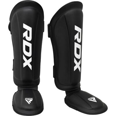 Protège-tibias RDX T1 – Noir/Blanc – XL, Taille: XL, Couleur: Noir