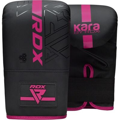Gants de sac RDX F6 – Rose Mat – Entraînement Boxe, Couleur: Rose, oz: 4oz