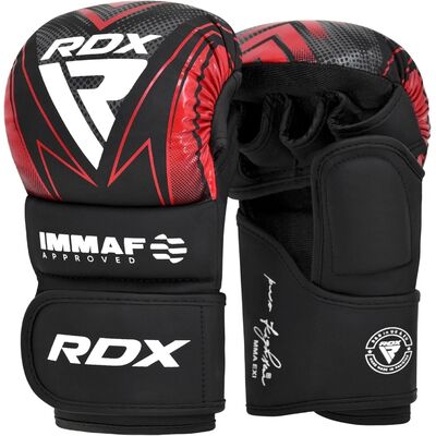 Gants de MMA RDX Shooter IMMAF – Rouge – M