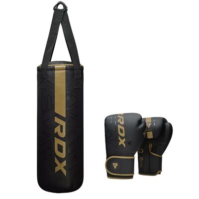 Set de boxe junior F6 – Or – Sac 60 cm + Gants 6 oz, Couleur: Or, Poids kg: 8, Longueur: 0.6m