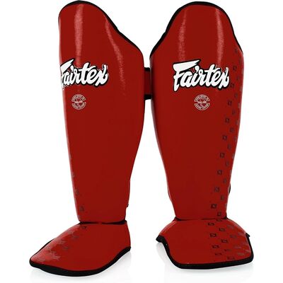 Protège-tibias Fairtex SP5 Rouge S, Taille: S, Couleur: Rouge