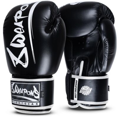 Gants de boxe 8 Weapons Unlimited 2.0 Noir 10oz, Couleur: Noir, oz: 10oz