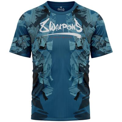 T-Shirt fonctionnel, Hit 2.0, Taille: S, Couleur: Bleu