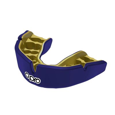 Mouthguard Instant Custom Fit OPRO Adult – Dark Blue, Size: One Size, Colour: Blue