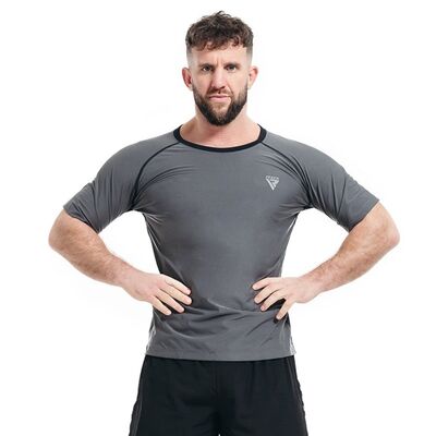 T-shirt de sudation RDX M1 – Gris – L, Taille: L, Couleur: Gris