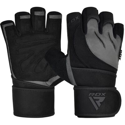 Gants de Musculation, Taille: L, Couleur: Gris