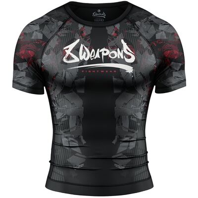 T-shirt de compression à manches courtes Hit 2.0, Taille: S, Couleur: Noir