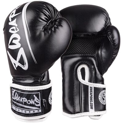 Gants boxe enfants 8 WEAPONS – Noir/Blanc – 6 Oz – Unlimited 2.0, Couleur: Noir, oz: 6oz