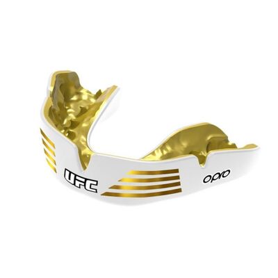 Mouthguard UFC Instant Custom Fit OPRO – Gold/White, Size: One Size, Colour: Gold