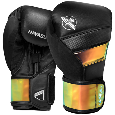 Gants de boxe Hayabusa T3 Noir irisé 12 oz, Couleur: Noir, oz: 12oz