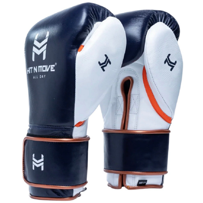Gants de boxe HitnMove Balance Bleu/Cuivre/Orange 12oz, Couleur: Bleu, oz: 12oz