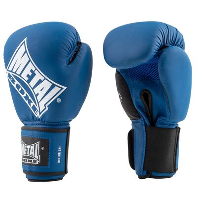 Metal Boxe Gants Entrainement / Compétition Bleu 08 oz, Couleur: Bleu, oz: 8oz