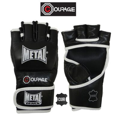 Gant MMA Cuir Courage, Couleur: Noir, Taille ne pas utiliser: XL