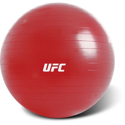 UFC Swiss Ball – 65 cm (Fitball d’entraînement), Taille: 65 cm, Couleur: Rouge