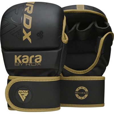 Gants MMA sparring RDX F6 KARA – Or – L/XL, Taille: L/XL, Couleur: Noir