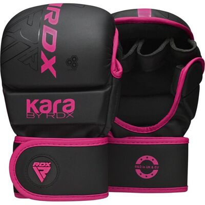 MMA Sparring Gloves RDX F6 KARA &ndash; Pink &ndash; M/L, Size: M/L, Colour: Schwarz