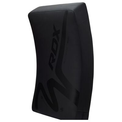 Curved Kick Shield RDX T15 Matte Black, Size: One Size, Colour: Schwarz