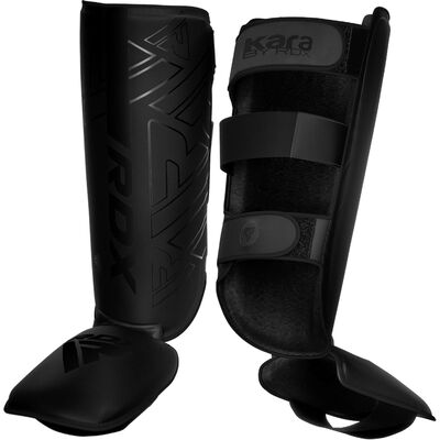 Protège-Tibias F6 KARA – Noir – Taille L, Taille: L, Couleur: Noir