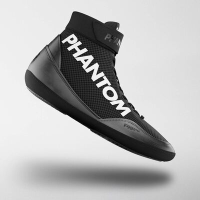 Chaussures de lutte Phantom COMBAT Noir/Blanc 45, Couleur: Noir, Taille (Chaussures): 45