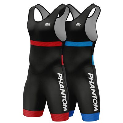 Set tenute da lotta Phantom RAPTOR Rosso/Blu XL, Taglia: XL, Colore: Rosso
