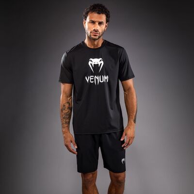 T-shirt Dry Tech Classic Venum Nero/Argento M, Taglia: M, Colore: Nero