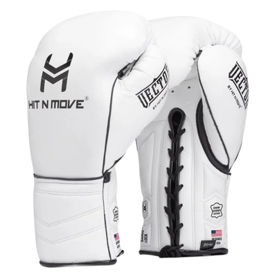 Gants de boxe Vector HitnMove Blanc 16oz, Couleur: Blanc, oz: 16oz