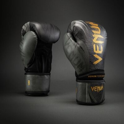 Gants de boxe Venum Galactic 3.0 Noir/Or 16oz, Couleur: Noir, oz: 16oz