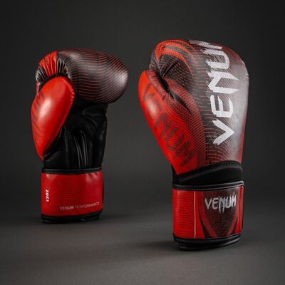 Gants de boxe Venum Galactic 3.0 Rouge/Argent 16oz, Couleur: Rouge, oz: 16oz