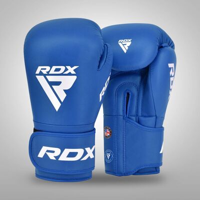 Gants de boxe RDX Amateur Competition AS1 – Bleu – 10oz, Couleur: Bleu, oz: 10oz