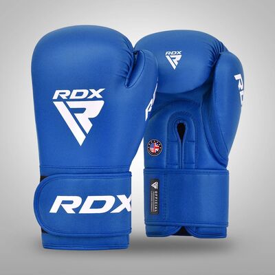Gants de boxe RDX Amateur Competition AS2 – Bleu – 10oz, Couleur: Bleu, oz: 10oz