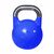 Cast iron competition kettlebell with inlaid logo | 12 KG, Colour: Blue, Additional Weight: 12 kg