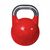 Cast-iron competition kettlebell with inlaid logo | 32 KG, Colour: Rot, Additional Weight: 32 kg