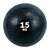 Slam Ball" rubber weighted fitness ball | 15 KG, Colour: Schwarz, Additional Weight: 15 kg