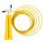 Plastic skipping rope 180cm adjustable + "Speed Rope" bag | Gelb, Colour: Yellow