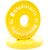 Fractional Plate" rubber discs Ø 51mm (set of 2) | 1.5 KG, Colour: Yellow, Additional Weight: 1,5 kg