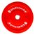Olympic color rubber "Bumper Plate" Ø 51mm | 25 KG, Colour: Rot, Additional Weight: 25 kg