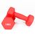 Haltères néoprène musculation et fitness (lot de 2) | 2 x 3 KG, Couleur: Rouge, Poids kg: 3 
