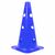 Cône 38cm 3 trous pour jalons Ø 25mm | Bleu, Couleur: Bleu