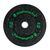 Olympic disc "Hi-Temp" Rubber Ø 51mm | 10 KG, Colour: Green, Additional Weight: 10 kg