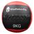 Ultra-resistant wall ball in synthetic leather | 9 KG, Colour: Schwarz, Additional Weight: 9 kg